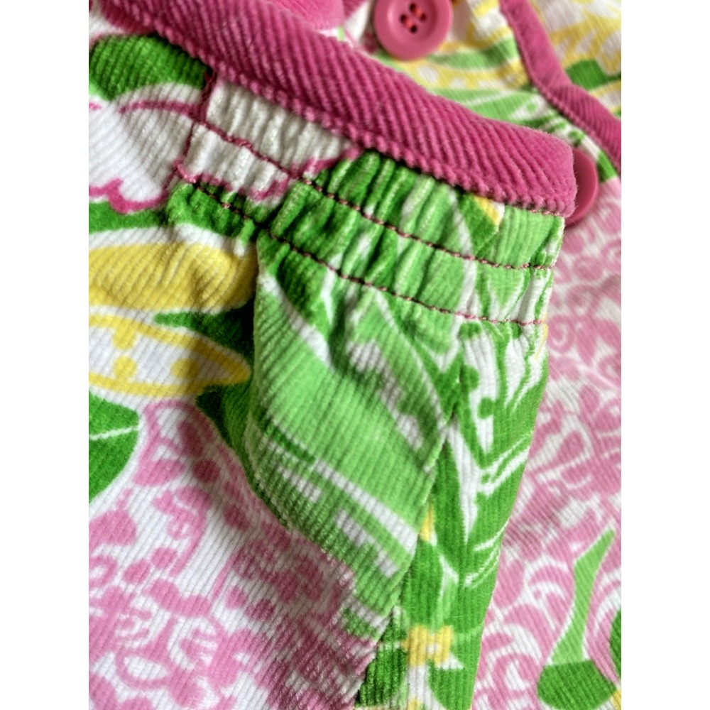 Lilly Pulitzer Wrap Skirt Girls 7 Animal Cracker Pink Soft Lightweight Corduroy - Picture 4 of 7